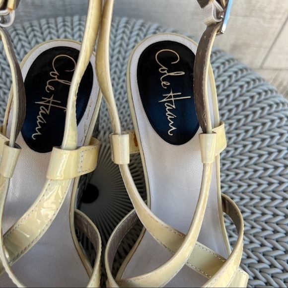 Cole Haan Nike Air Strappy Wedge Sandals Size 7.5 - Picture 6 of 11